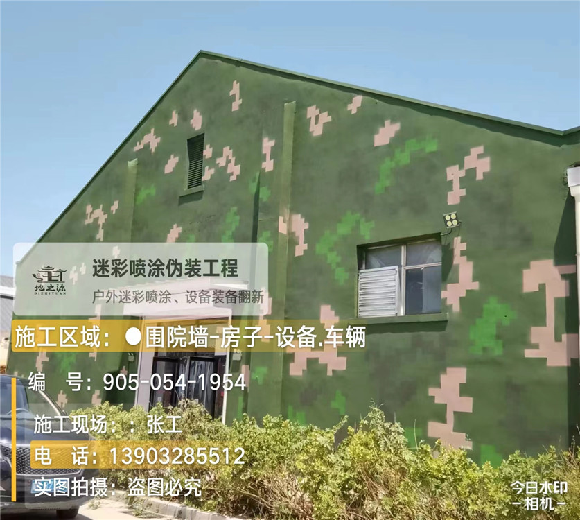 闵行外墙数码迷彩漆施工报价清单（100㎡标准墙面测算）